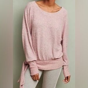 Anthropologie Knit Top w Tie XS